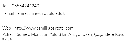 amlk Apart Otel telefon numaralar, faks, e-mail, posta adresi ve iletiim bilgileri