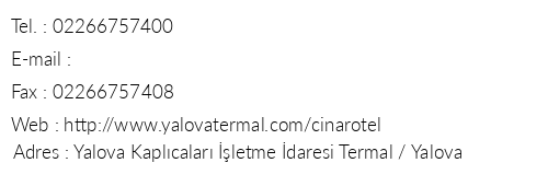 nar Otel Yalova telefon numaralar, faks, e-mail, posta adresi ve iletiim bilgileri