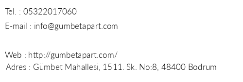 Derin Apart Hotel telefon numaralar, faks, e-mail, posta adresi ve iletiim bilgileri
