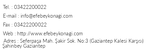 Efebey Kona telefon numaralar, faks, e-mail, posta adresi ve iletiim bilgileri