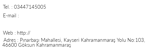 Gksun Evim Apart Otel telefon numaralar, faks, e-mail, posta adresi ve iletiim bilgileri