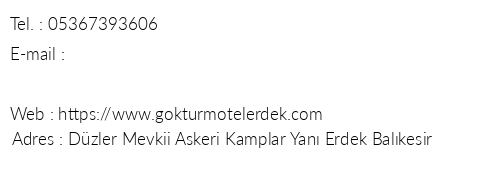 Gktur Camping telefon numaralar, faks, e-mail, posta adresi ve iletiim bilgileri