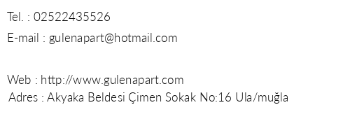 Glen Apart Otel telefon numaralar, faks, e-mail, posta adresi ve iletiim bilgileri