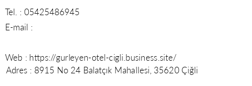 Grleyen Otel telefon numaralar, faks, e-mail, posta adresi ve iletiim bilgileri