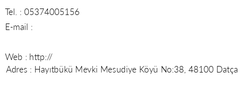 Haytbk Deniz Pansiyon telefon numaralar, faks, e-mail, posta adresi ve iletiim bilgileri
