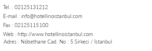 Hotellino stanbul telefon numaralar, faks, e-mail, posta adresi ve iletiim bilgileri