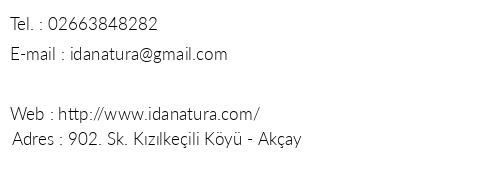 da Natura telefon numaralar, faks, e-mail, posta adresi ve iletiim bilgileri