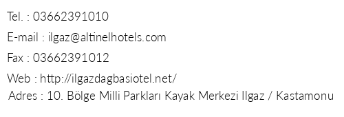 Etap Altnel Ilgaz Daba Hotel telefon numaralar, faks, e-mail, posta adresi ve iletiim bilgileri