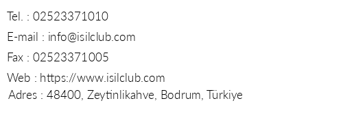 Il Club telefon numaralar, faks, e-mail, posta adresi ve iletiim bilgileri