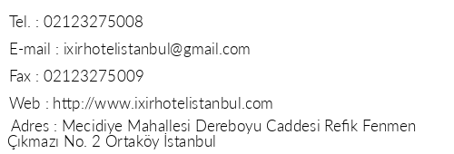 xir Hotel telefon numaralar, faks, e-mail, posta adresi ve iletiim bilgileri