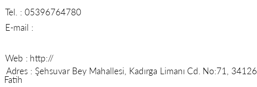 Kadrga Mansion telefon numaralar, faks, e-mail, posta adresi ve iletiim bilgileri