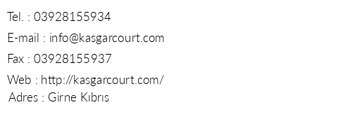 Kagar Court Hotel telefon numaralar, faks, e-mail, posta adresi ve iletiim bilgileri
