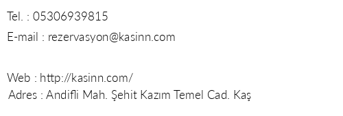 Kasinn Apart Hotel telefon numaralar, faks, e-mail, posta adresi ve iletiim bilgileri