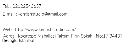 Kentish Studio telefon numaralar, faks, e-mail, posta adresi ve iletiim bilgileri