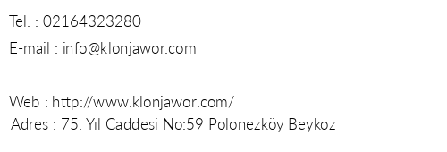 Klon Jawor telefon numaralar, faks, e-mail, posta adresi ve iletiim bilgileri