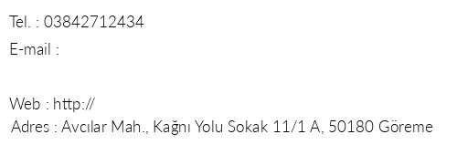 Milat Cave Hotel telefon numaralar, faks, e-mail, posta adresi ve iletiim bilgileri