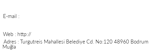 Nostalji Pansiyon Turgutreis telefon numaralar, faks, e-mail, posta adresi ve iletiim bilgileri