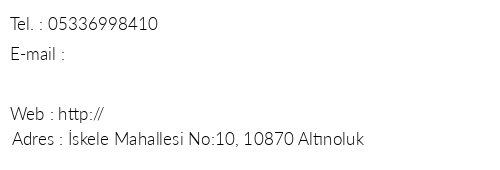 Ocaklar Apart Pansiyon Altnoluk telefon numaralar, faks, e-mail, posta adresi ve iletiim bilgileri