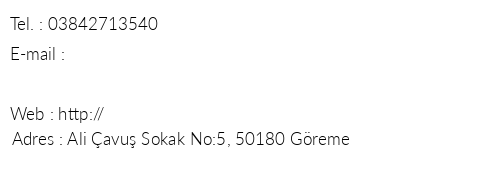 Osmanbey Cave House telefon numaralar, faks, e-mail, posta adresi ve iletiim bilgileri