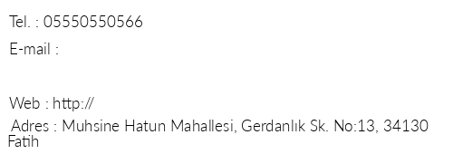 Otantik Guest House Hotel telefon numaralar, faks, e-mail, posta adresi ve iletiim bilgileri
