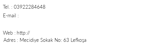 Pansiyon Aksaray Lefkoa telefon numaralar, faks, e-mail, posta adresi ve iletiim bilgileri