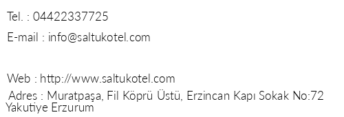 Saltuk Otel telefon numaralar, faks, e-mail, posta adresi ve iletiim bilgileri