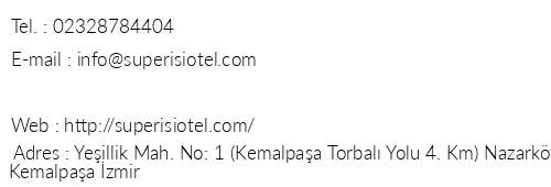 Su Perisi Otel telefon numaralar, faks, e-mail, posta adresi ve iletiim bilgileri