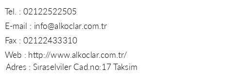 Alkolar Keban Hotel telefon numaralar, faks, e-mail, posta adresi ve iletiim bilgileri