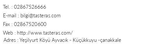Ta Teras Butik Otel telefon numaralar, faks, e-mail, posta adresi ve iletiim bilgileri