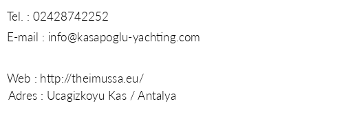 Theimussa Pansiyon telefon numaralar, faks, e-mail, posta adresi ve iletiim bilgileri