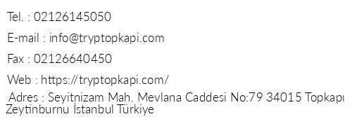 Tryp By Wyndham stanbul Topkap telefon numaralar, faks, e-mail, posta adresi ve iletiim bilgileri