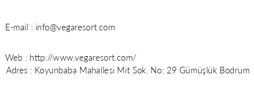 Vega Aparts & Residences telefon numaralar, faks, e-mail, posta adresi ve iletiim bilgileri