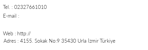 Vera Urla Hotel telefon numaralar, faks, e-mail, posta adresi ve iletiim bilgileri