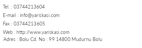 Yarka Kona Otel telefon numaralar, faks, e-mail, posta adresi ve iletiim bilgileri