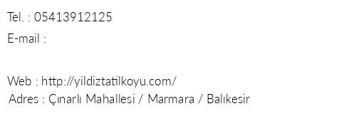 Yldz Tatil Ky telefon numaralar, faks, e-mail, posta adresi ve iletiim bilgileri